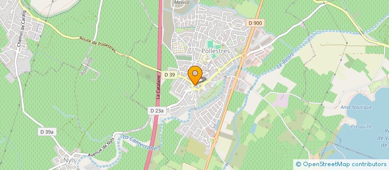 localisation de l'entreprise F.C COIFFURE  CERET