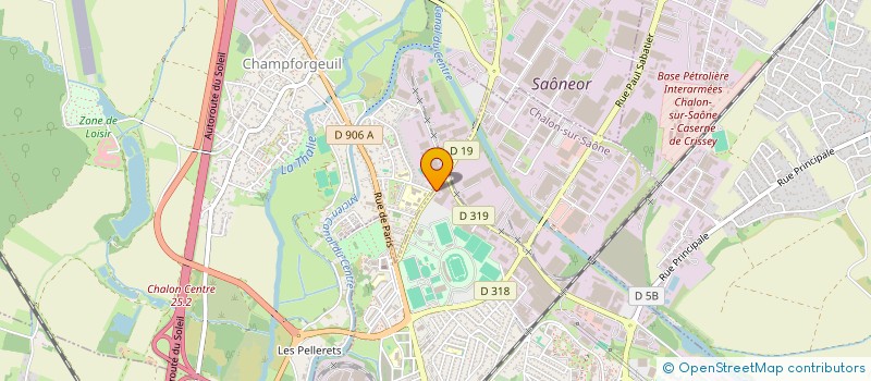 localisation de l'entreprise F C COURSES à CHALON-SUR-SAONE