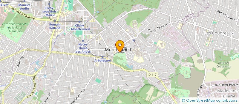 localisation de l'entreprise F.C.D à MONTFERMEIL