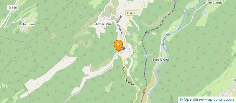 localisation de l'entreprise F.C.D.J.  BTP  LA RIXOUSE