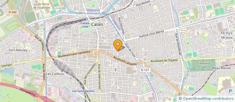 localisation de l'entreprise F.C.E.FREDERIC-CHRISTIAN-ERIC  CALAIS