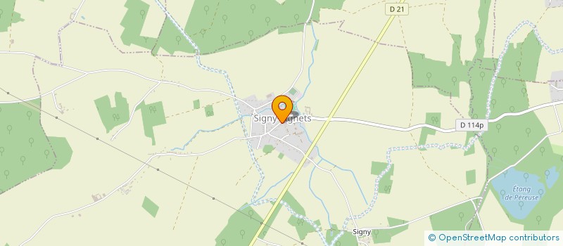 localisation de l'entreprise F C ELEC  SIGNY-SIGNETS