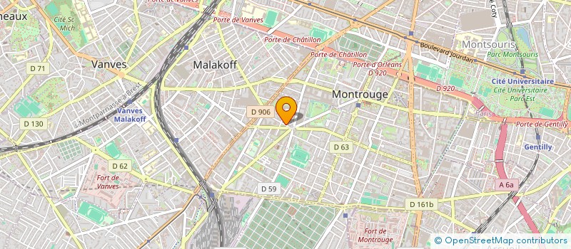 localisation de l'entreprise F C EVENEMENT  MONTROUGE