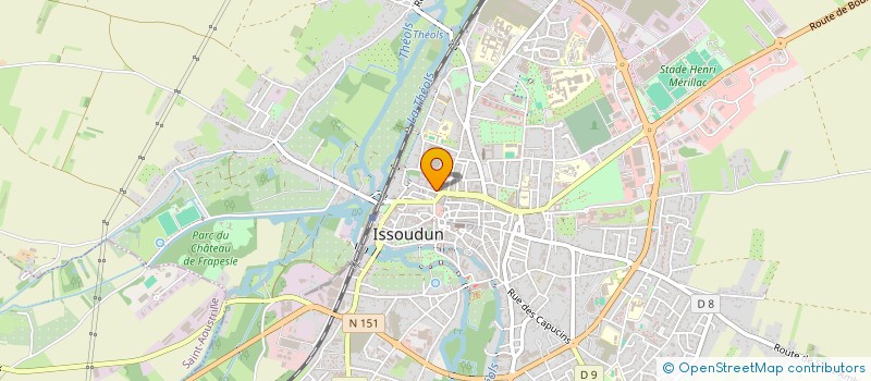 localisation de l'entreprise F.C.F à ISSOUDUN