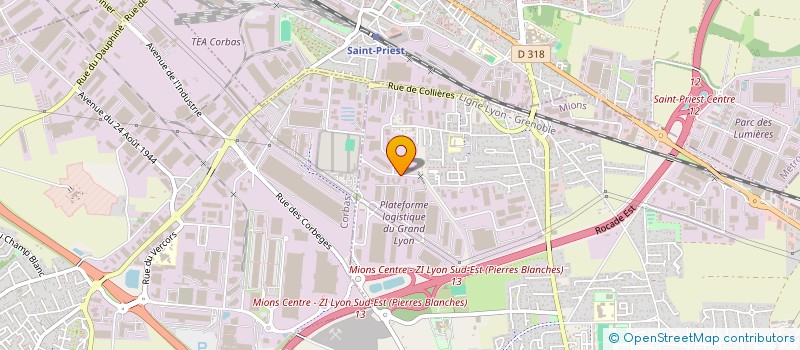 localisation de l'entreprise F C F  MIONS