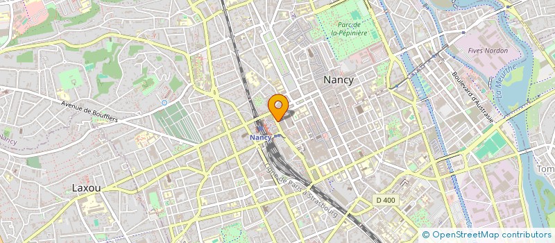 localisation de l'entreprise F.C.G.  NANCY