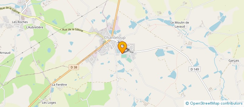 localisation de l'entreprise F.C.G.  CHANTELOUP