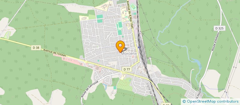 localisation de l'entreprise F.C. GESTION  MORCENX-LA-NOUVELLE