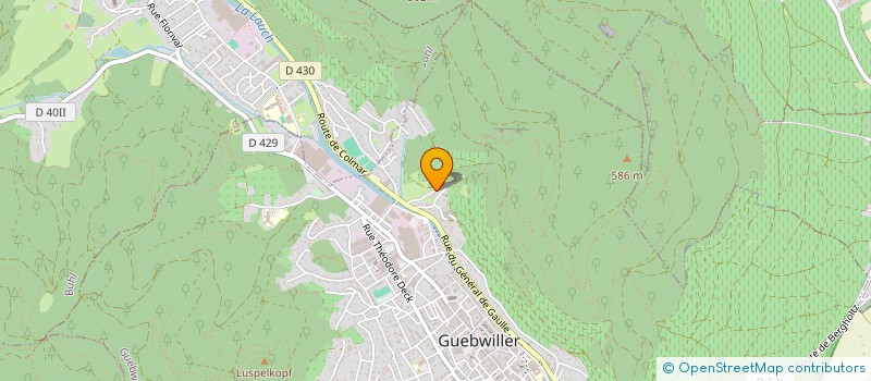 localisation de l'entreprise F C GUEBWILLER LAWN TENNIS  GUEBWILLER