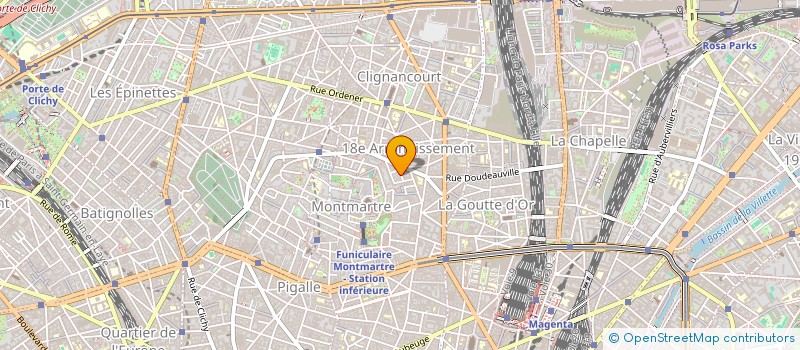 localisation de l'entreprise F.C.I.  PARIS