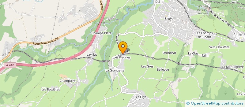 localisation de l'entreprise F C I  LA ROCHE-SUR-FORON