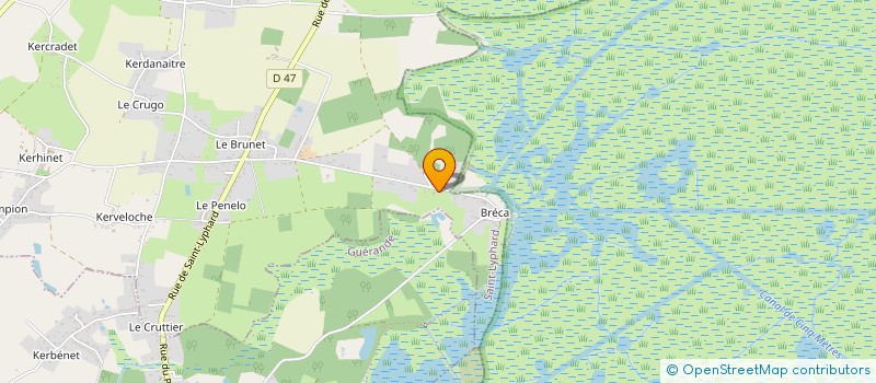 localisation de l'entreprise F.C. IMMOBILIER  SAINT-LYPHARD