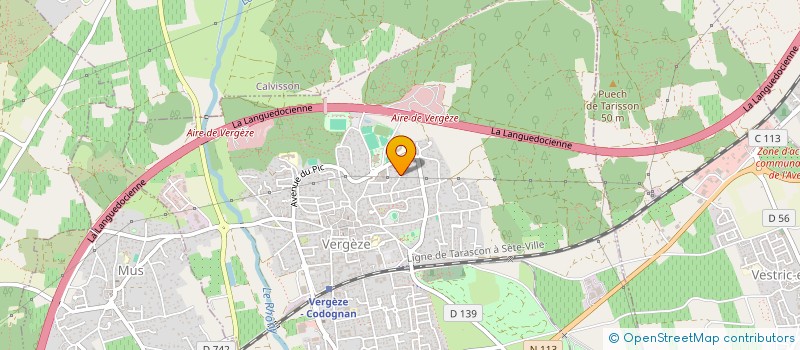 localisation de l'entreprise F.C. IMMOBILIER  VERGEZE