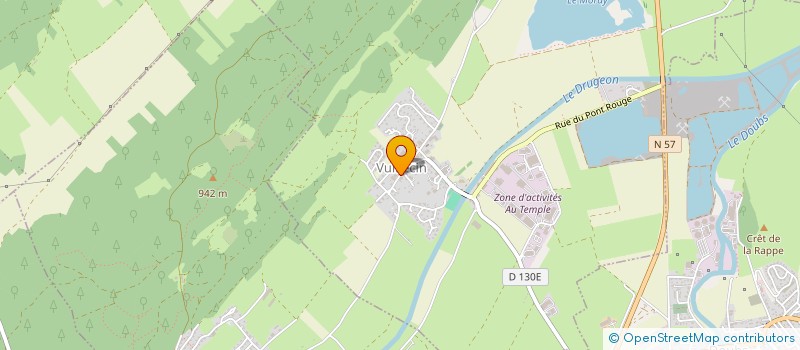 localisation de l'entreprise F C J  VUILLECIN