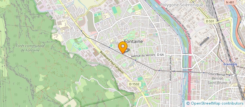 localisation de l'entreprise F.C.J  FONTAINE