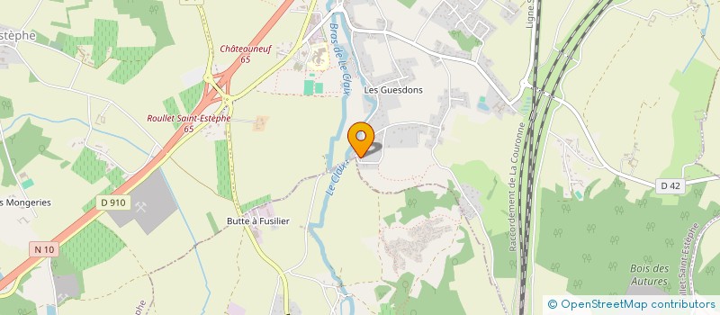 localisation de l'entreprise F.C.L  ROULLET-SAINT-ESTEPHE