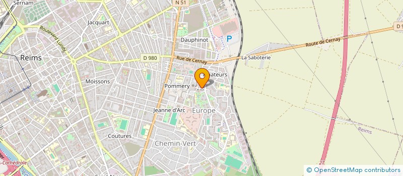 localisation de l'entreprise F.C L'EUROPE à REIMS