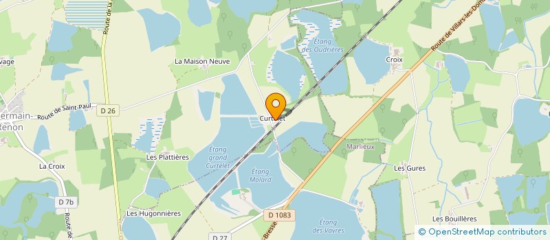 localisation de l'entreprise F.C.L.N. BELOUZARD  SAINT-GERMAIN-SUR-RENON