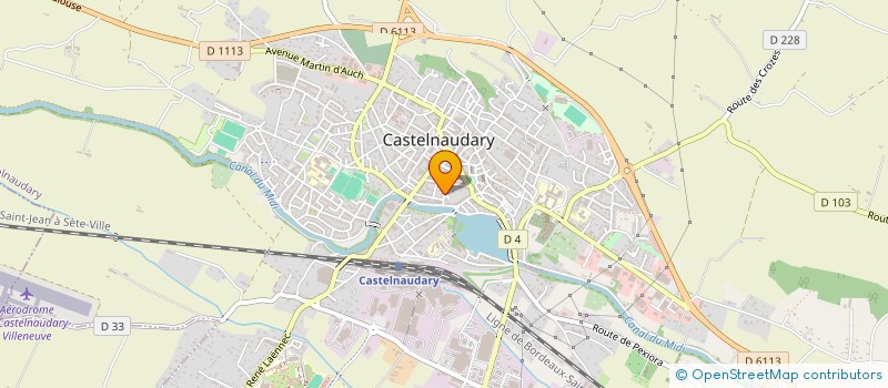 localisation de l'entreprise F.C.L.X à CASTELNAUDARY