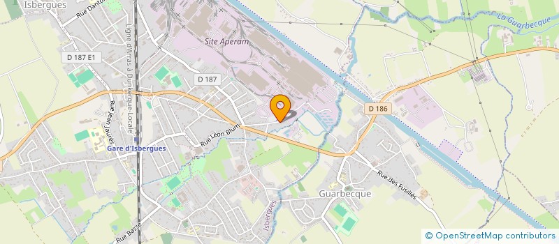 localisation de l'entreprise F&C LYS  ISBERGUES