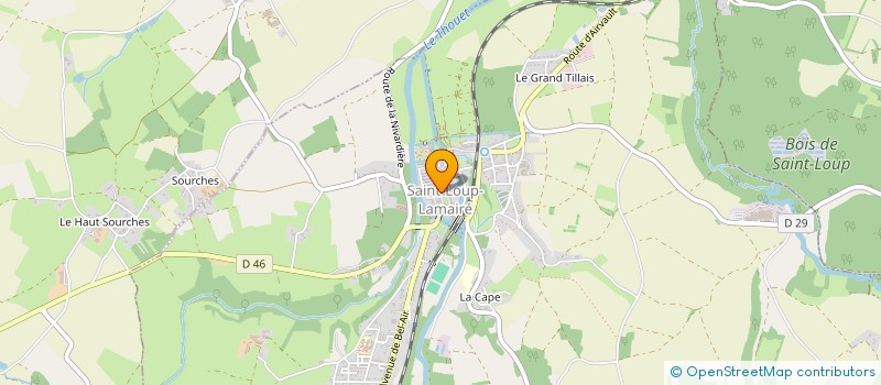 localisation de l'entreprise F C M  SAINT-LOUP-LAMAIRE