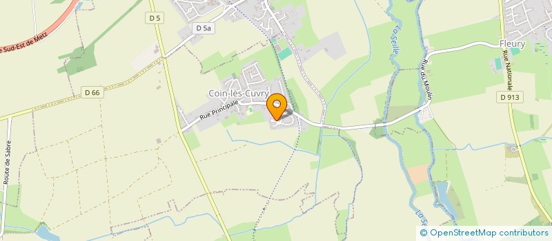 localisation de l'entreprise F.C.M.  COIN-LES-CUVRY