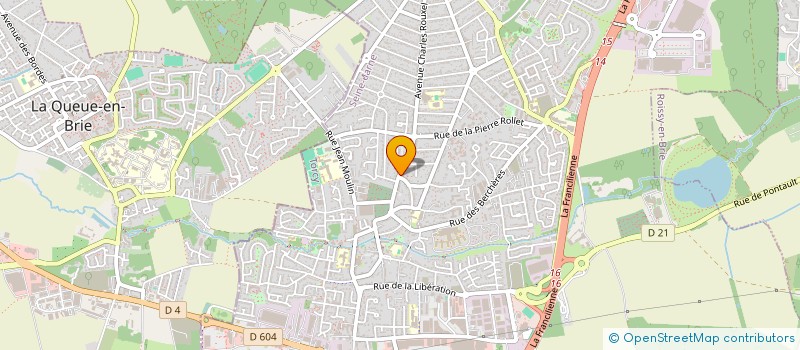 localisation de l'entreprise F.C. MULTISERVICES à PONTAULT-COMBAULT