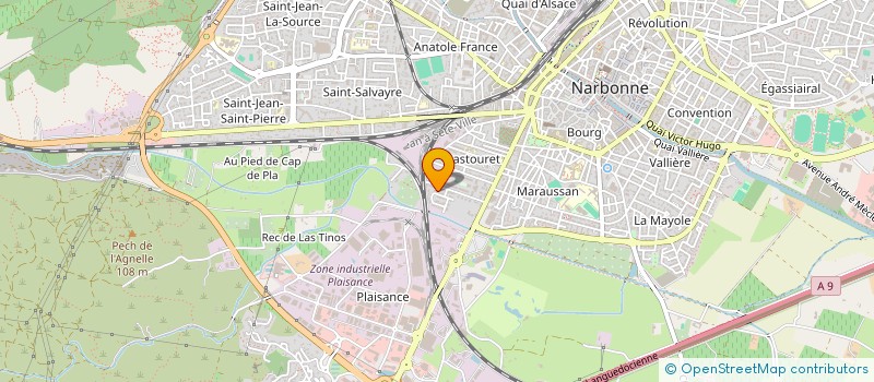 localisation de l'entreprise F.C.P. 1 à NARBONNE