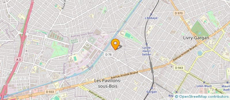 localisation de l'entreprise F C P  LES PAVILLONS SOUS BOIS