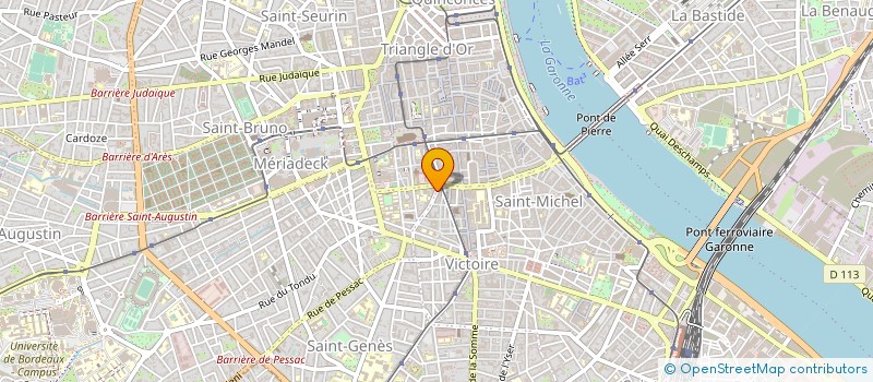 localisation de l'entreprise F.C.R à BORDEAUX