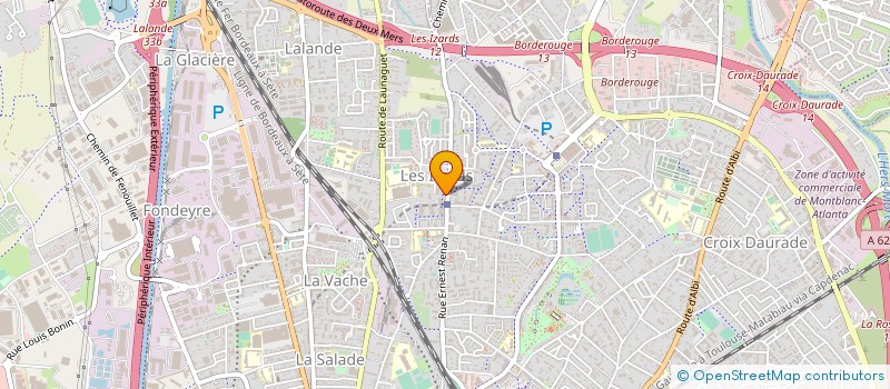 localisation de l'entreprise F.C.R. à TOULOUSE