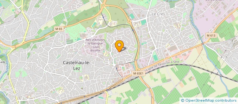 localisation de l'entreprise F C RALLYE à CASTELNAU-LE-LEZ