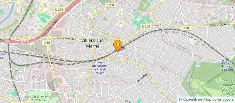 localisation de l'entreprise F.C RENOV  VILLIERS-SUR-MARNE