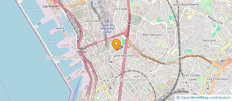 localisation de l'entreprise F.C.S. à MARSEILLE