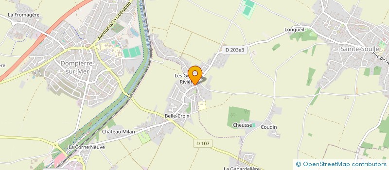 localisation de l'entreprise F.C.S. FORMATION CONSEIL SUIVI  SAINTE-SOULLE