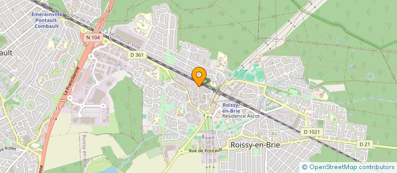 localisation de l'entreprise F.C.S.L à ROISSY-EN-BRIE