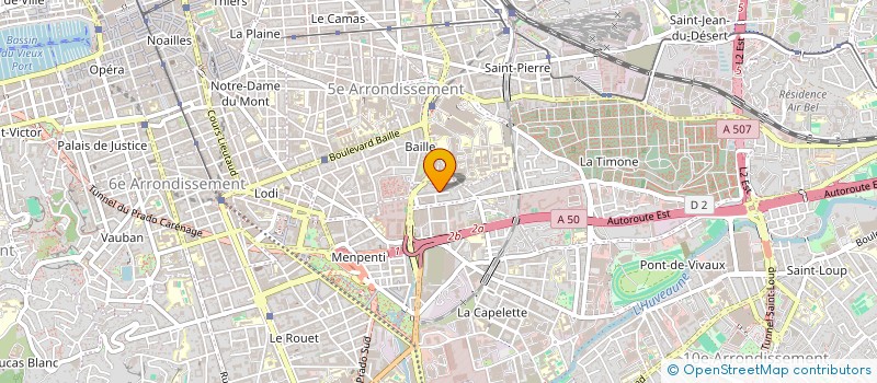 localisation de l'entreprise F C S MARSEILLE à MARSEILLE