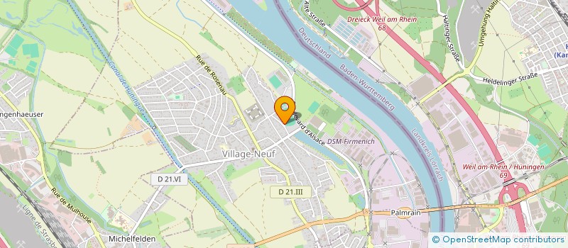 localisation de l'entreprise F.C. VILLAGE NEUF 1928  VILLAGE-NEUF