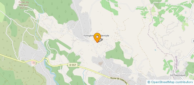 localisation de l'entreprise F&CE HOLDING  FLAYOSC