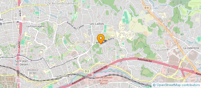 localisation de l'entreprise F&CIE  MARSEILLE 11EME