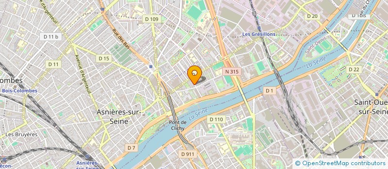 localisation de l'entreprise F. CODED à ASNIERES-SUR-SEINE