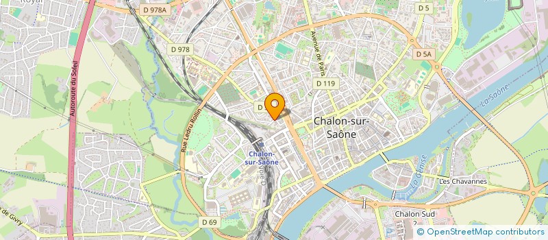 localisation de l'entreprise F.COM à CHALON-SUR-SAONE