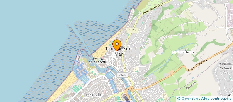 localisation de l'entreprise F COMME DUPONT à TROUVILLE-SUR-MER