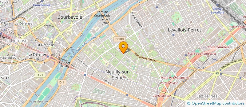 localisation de l'entreprise F COMME FILM  NEUILLY-SUR-SEINE