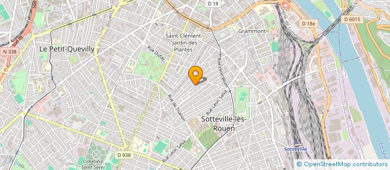 localisation de l'entreprise F. COMPAGNIE  SOTTEVILLE-LES-ROUEN