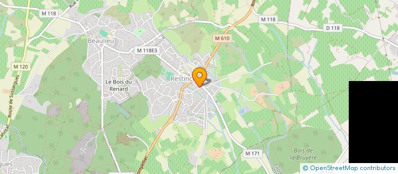 localisation de l'entreprise F.COMPAN  RESTINCLIERES