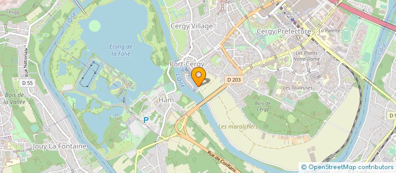 localisation de l'entreprise F CONCEPT à CERGY
