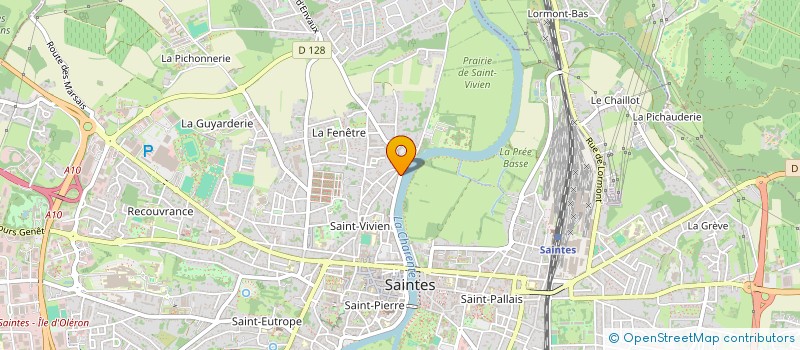 localisation de l'entreprise F.CONSTRUCTION  SAINTES