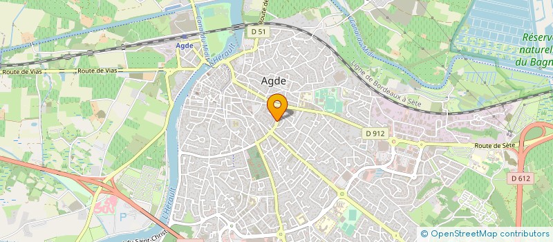 localisation de l'entreprise F. CREATIONS à AGDE