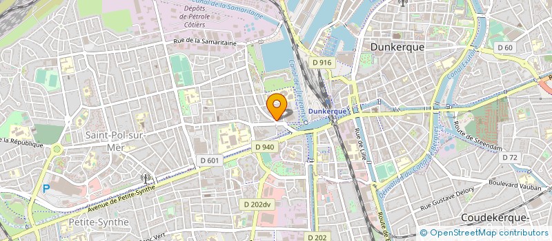 localisation de l'entreprise F D à DUNKERQUE